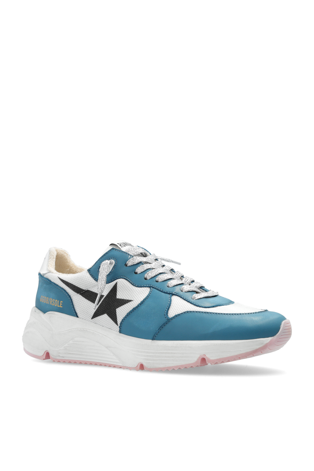 【新品】GOLDEN GOOSE イタリア製 バスケ スウェット メンズ№721 Golden Goose - Black Mesh & Suede With Red Star Running Sneaker